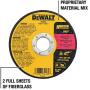 DEWALT Cutting Wheel, General Purpose Metal Cutting, 4-1/2-Inch, 5-Pack (DW8062B5)