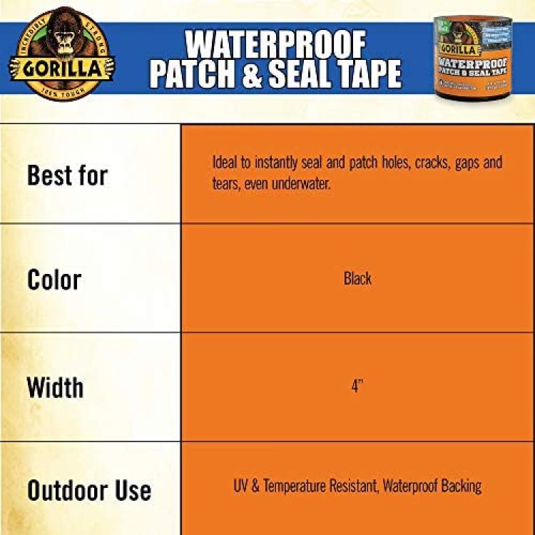 Gorilla Waterproof Patch & Seal Tape 4