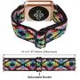 BMBMPT Adjustable Elastic Watch Band Compatible with Apple Watch 38mm 40mm, Stretchy Loop Bracelet Women Men Replacement Wristbands for iWatch Series 6/5/4/3/2/1 SE.