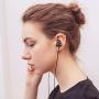 KLIM Fusion Earbuds with Microphone + Long-Lasting Wired Ear Buds - Innovative: in-Ear with Memory Foam + Earphones with Mic and 3.5mm Jack - New 2021 Version - Black