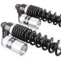 Mallofusa Pair Motorcycle 15 3/4 Inch 400mm Rear Air Shock Absorbers for 150cc~750cc Karting Scooter ATV Yamaha Suzuki Honda Kawasaki