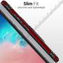 CoverON Metal Ring Kickstand Resistor Series Car Mount Compatible Phone Shockproof Cover for Samsung Galaxy S10 Lite Case/Galaxy A91 Case - Red