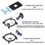 DS 1800RPM CPU Cooler, Black Aluminum Extrusion Cooling CPU Fan for Intel and AMD (Dynamic RGB Color, C Series)