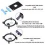 DS 1800RPM CPU Cooler, Black Aluminum Extrusion Cooling CPU Fan for Intel and AMD (Dynamic RGB Color, C Series) DS 1800RPM CPU Cooler, Black Aluminum Extrusion Cooling CPU Fan for Intel and AMD (Dynamic RGB Color, C Series)