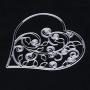 Whitelotous Cutting Dies Cut Dies Stencil Metal Template Mould for DIY Scrapbook Album Paper Card (Hollowout Heart)