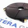 Tera Grand - 75FT - CAT7 10 Gigabit Ethernet Ultra Flat Patch Cable for Modem Router LAN Network, Gold Plated Shielded RJ45 Connectors, Faster Than CAT6a CAT6 CAT5e, Black
