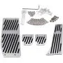 Car Foot Pedal Set, 4pcs Car Manual Transmission Clutch Brake Foot Rest Pedal Pad for BMW 1/3/5/7/X1 Series E30 E32 E34 E36 E38 E39 E46 E87 E90 E91 E92