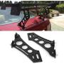 Qii lu Spoiler Mount Brackets, 10'' Universal Car CNC Aluminum Alloy Rear Wing Trunk Racing Tail Spoiler Legs Mount Brackets