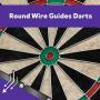 Viper by GLD Products Shot King Regulation Bristle Steel Tip Dartboard Set with Staple-Free Bullseye, Galvanized Metal Radial Spider Wire; High-Grade Compressed Sisal Board with Rotating Number Ring, Includes 6 Darts, Black, 17.75 inch