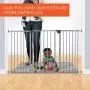 Summer Secure Space Extra-Wide Safety Baby Gate, Grey, Slate Metal Frame – 30” Tall, Fits Openings 28.5” to 52” Wide, Baby and Pet Gate for Extra-Wide Doorways, Stairs, and Wide Spaces Summer Secure Space Extra-Wide Safety Baby Gate, Grey, Slate Metal Frame – 30” Tall, Fits Openings 28.5” to 52” Wide, Baby and Pet Gate for Extra-Wide Doorways, Stairs, and Wide Spaces