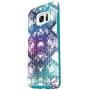 OtterBox SYMMETRY SERIES Case for Samsung Galaxy S7 Edge - Retail Packaging - UNDER MY SKIN (AQUA BLUE/LIGHT TEAL/GRAPHIC)