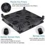 GDSTIME Rounter TV Box Cooling Fan with Speed Control, 182CFM Big Airflow Cooling for ASUS GT/RT-AC5300, Router TV Box Cooling Frame GDSTIME Rounter TV Box Cooling Fan with Speed Control, 182CFM Big Airflow Cooling for ASUS GT/RT-AC5300, Router TV Box Cooling Frame