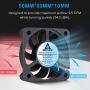 GDSTIME 2-Pack 50mm USB Fans, 5V Brushless DC Cooling Fan for Projector Humidifier Aromatherapy Small Appliances Series Replacement