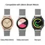 Valkit Compatible Galaxy Watch 46mm/Galaxy Watch 3 45mm Bands, 22mm Stainless Steel Wrist Band Metal Strap Bracelet for Galaxy Watch 46mm/Galaxy Watch 3 45mm/Gear S3 Frontier,Sliver+Black