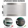 GriAddict Upgrade Mesh Screen for Medium & Large Big Green Egg Replacement Accessories, Stainless Punched Metal Panel Work with Green Egg Draft Door Parts, More Robust Than The Original Equipment