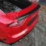 Dawn Enterprises STINGER18-FM Custom Style Flush Mount Spoiler Compatible with Kia Stinger - High Chroma Red (H4R)