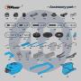 Top Race Remote Control RC Robotic Catapult, Alloy Metal Robot Arm Building Kit, DIY Take Apart Stem Hobby Toy