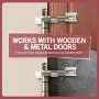 Jack N’ Drill Hinge Pin Door Stop (7 Pack) - Convenient Door Stopper for Door Hinges | Durable, Heavy Duty Metal Construction for Preventing Damaged Walls and Extra Door Security Jack N’ Drill Hinge Pin Door Stop (7 Pack) - Convenient Door Stopper for Door Hinges | Durable, Heavy Duty Metal Construction for Preventing Damaged Walls and Extra Door Security