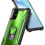 E-Began Case for Samsung Galaxy S20 Ultra, Aluminum Metal Built-in Magnetic Ring Holder Stand, Full-Body Protective Shockproof Military Cover Bumper Case (S20 Ultra 5G, 6.9 inch 2020) -Green