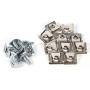 Dibiao Undertray Kit,10x Undertray Metal Clips Under Engine Cover Screw 8D0805121