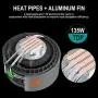 GOLDEN FIELD E04 CPU Cooling Fans, CPU Cooler, Heatsink with 4 Heatpipes, ARGB SYNC, 120mm PWM Fan, for Intel and AMD GOLDEN FIELD E04 CPU Cooling Fans, CPU Cooler, Heatsink with 4 Heatpipes, ARGB SYNC, 120mm PWM Fan, for Intel and AMD