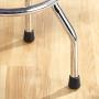 SoftTouch 4440595N 7/8 Inch Rubber Folding Metal Chair Leg Cap Replacement, 7/8'', 4 Pieces, Black, 4 Count