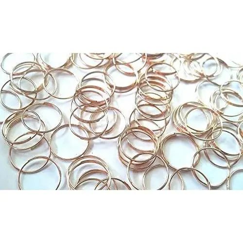 Waltz&F 14mm Golden Chandelier Connectors Split Ring Clips Pins for Fastening Crystals Parts, Chandelier Replacements 100pcs Waltz&F 14mm Golden Chandelier Connectors Split Ring Clips Pins for Fastening Crystals Parts, Chandelier Replacements 100pcs