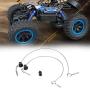 Drfeify RC Body Shell Clip Pin, Metal Body Shell Clip Compatible with Traxxas/Hsp/Arram/Axial Ecx 1/10 RC Car(Black)