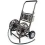 Liberty Garden 301 Never Flat 2-Wheel Decorative Garden Hose Reel Cart, Holds-200-Feet of 5/8-Inch Hose - Bronze
