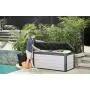 Keter Denali 150 Gallon Resin Large Deck Box-Organization and Storage for Patio Furniture, Outdoor Cushions, Garden Tools and Pool Toys, Grey & Black Keter Denali 150 Gallon Resin Large Deck Box-Organization and Storage for Patio Furniture, Outdoor Cushions, Garden Tools and Pool Toys, Grey & Black
