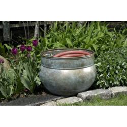 Good Directions 448B Sonoma Hose Pot, Holds Up To 150-Feet of Hose, Brass