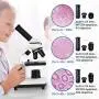 200X-2000X Microscopes for Kids Students Adults, with Microscope Slides Set, Phone Adapter, Powerful Biological Microscopes for School Laboratory Home Science Education 200X-2000X Microscopes for Kids Students Adults, with Microscope Slides Set, Phone Adapter, Powerful Biological Microscopes for School Laboratory Home Science Education