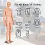 Giantex 6 FT Adjustable Male Mannequin Make-up Manikin Metal Stand Plastic Full Body Realistic Giantex 6 FT Adjustable Male Mannequin Make-up Manikin Metal Stand Plastic Full Body Realistic