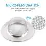 2 Pack Kitchen Sink Strainer, Large Wide Rim 4.5'' Diameter, Stainless Steel Drain Cover, Anti Clogging Mesh Drain Strainer for Kitchen Sinks Drain, Perforated 2 Pack Kitchen Sink Strainer, Large Wide Rim 4.5'' Diameter, Stainless Steel Drain Cover, Anti Clogging Mesh Drain Strainer for Kitchen Sinks Drain, Perforated