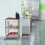 Seville Classics Stainless-Steel Professional Kitchen Work Table Cart Utility NSF-Certified Storage, 24'' W x 20'' D x 36'' H, Chrome Seville Classics Stainless-Steel Professional Kitchen Work Table Cart Utility NSF-Certified Storage, 24'' W x 20'' D x 36'' H, Chrome