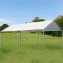 Quictent 10X20ft Upgraded Heavy Duty Carport Car Canopy Party Tent with Reinforced Steel Cables-White