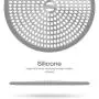 LEKEYE Shower Drain Hair Catcher/Strainer/Stainless Steel and Silicone LEKEYE Shower Drain Hair Catcher/Strainer/Stainless Steel and Silicone