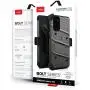 ZIZO Bolt Series for Galaxy S20 Case with Kickstand Holster Lanyard - Gun Metal Gray