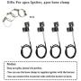 Hisencn BBQ Repair Kit Pipe Burner Tube, Heat Plate Tent Shield, Carry Over Crossover Tube, Igniter Replacement Repair kit for Charbroil 4 Burner 463241113, 463449914 Gas Grill Models