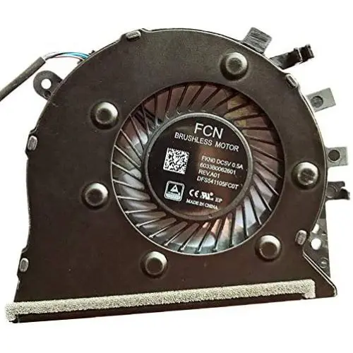 Replacement Compatible Laptop CPU Cooling Fan Cooler for HP 17-by 17-ca 17-BY0053CL L22531-001 6033b0062601 fcn dfs541105fc0t Series fkn0 6033b0062701 ns85b00-17k22 dfs541105fcot
