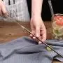 grilljoy 13pc Reusable Metal Straws with 2 Cleaning Brushes - Various Stainless Steel Straws with 4 Straight 4 Bent 2 Boba Straws - Eco Friendly Drinking Straws with Case for Great Christmas Gifts grilljoy 13pc Reusable Metal Straws with 2 Cleaning Brushes - Various Stainless Steel Straws with 4 Straight 4 Bent 2 Boba Straws - Eco Friendly Drinking Straws with Case for Great Christmas Gifts