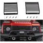 LAFEINA Metal Front Lamp Guards Headlight Cover Grille for 1/10 RC Crawler Car Traxxas TRX-4 Lamp Protection