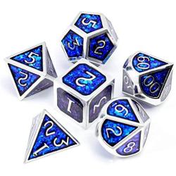 N/D DND Role Playing Dungeons and Dragons Metal Dice Set Pathfinder RPG Games DND Dice