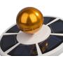 Sunnytech 2nd Generation Solar Flag Pole 20led Light, Brightest, Most Powerful, Longest Lasting & Most Flag Coverage, LED Downlight Light up Flag on Most 15 to 25Ft Flagpole, Upgraded Electric Circuit