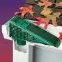 The Gutter Guard - Wedge Eliminates Downspout Pipe Clogs from Leaves and Debris - 2-Pack (2 Pack, Green)