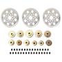 Drfeify RC Differential Main Gear, Metal Motor Main Gear Motor Gears Accessories Parts Compatible with Sakura S/Sakura XIS/Sakura CS D3/Sakura XI R31 G31 MST
