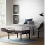 LUCID L150 Bed Base – Upholstered Frame – Head and Foot Incline – Wireless Remote Control Adjustable, Full, Charcoal LUCID L150 Bed Base – Upholstered Frame – Head and Foot Incline – Wireless Remote Control Adjustable, Full, Charcoal