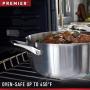 Calphalon Premier Stainless Steel Pots and Pans, 8-Piece Cookware Set