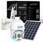 TBI Pro Solar Security Camera Outdoor Wireless PTZ - WiFi Home Security Camera System IP - Rechargeable Battery Powered 15600mah HD True Colors Night Vision 2-Ways Audio for 128GB SD Motion Detection