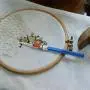 15 Pieces Cross Stitch Set Includes Embroidery Punch Needle Seam Ripper Scissors Threader Thimble Pipe for Cross Stitch Craft Supplies 15 Pieces Cross Stitch Set Includes Embroidery Punch Needle Seam Ripper Scissors Threader Thimble Pipe for Cross Stitch Craft Supplies